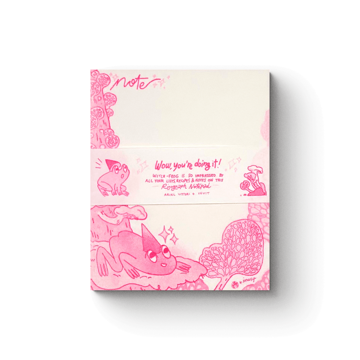 Notepad Witch-Frog - Ariel Vittori, con fascetta